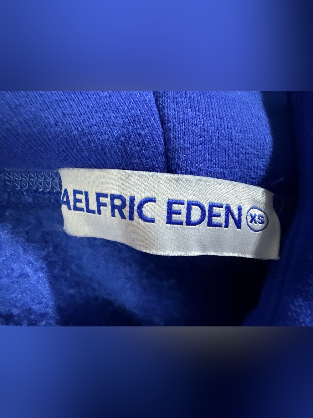 Aelfric Eden Baggy Hoodie sweatpants Set size XS blue - Picture 11 of 15